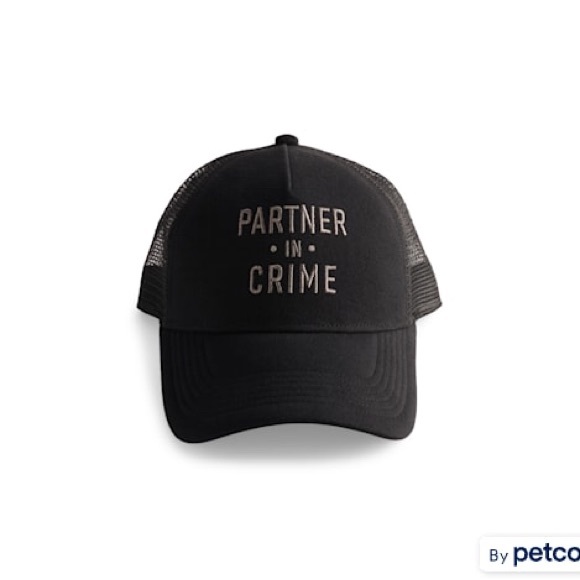 Other - Reddy Partner in Crime Trucker Hat for Pet Parents/ dog mom and dad! New unisex